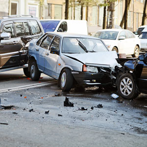 A group of cars crashed into each other - Levian Law